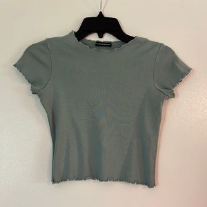 Brandy Melville Sage Green Top